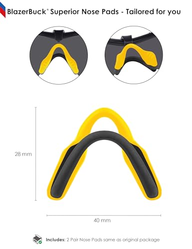 Image of BLAZERBUCK Replacement Nose Pads Nose Pieces for Oakley Razor Blade Sunglasses