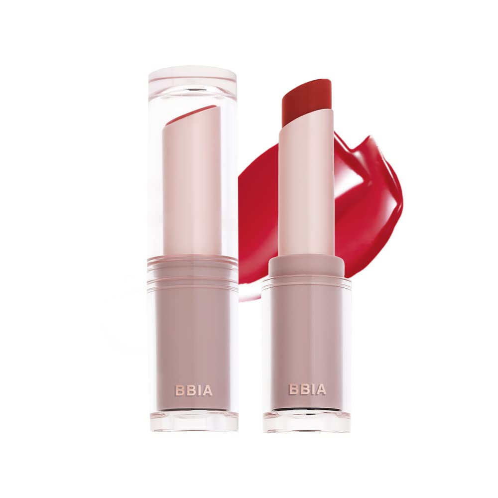 BBIAReady To Wear Water Lipstick – Sheer Long-Lasting Lip Gloss Stick, Glowy & Glossy Texture, Moisturizing, Transparent & Buildable Color, Natural Tinting, Korea Lip Makeup (03 - WET CAMELLIA)
