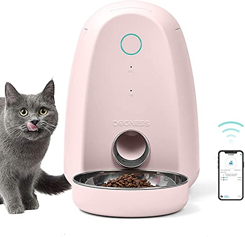 Dogness Smart Feed Automatic Cat Feeder, Wi-Fi Enabled Pet Feeder For Cat And Small Dog, Smartphone App For Ios And Android, Portion Control, Fresh Lock System Auto Food Dispenser #TOP2