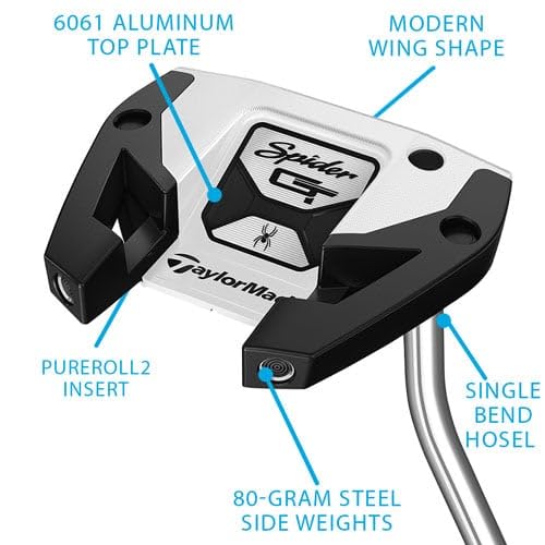 TaylorMade - ◾︎ パター ◾︎ スパイダー ホワイト Amazon.co.jp: TaylorMade Golf LH スパイダーGT ホワイト シングル