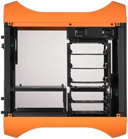 BitFenix Mini-ITX Tower Case Without Power Supply, Atomic Orange BFC-PRO-300-OOXKO-RP