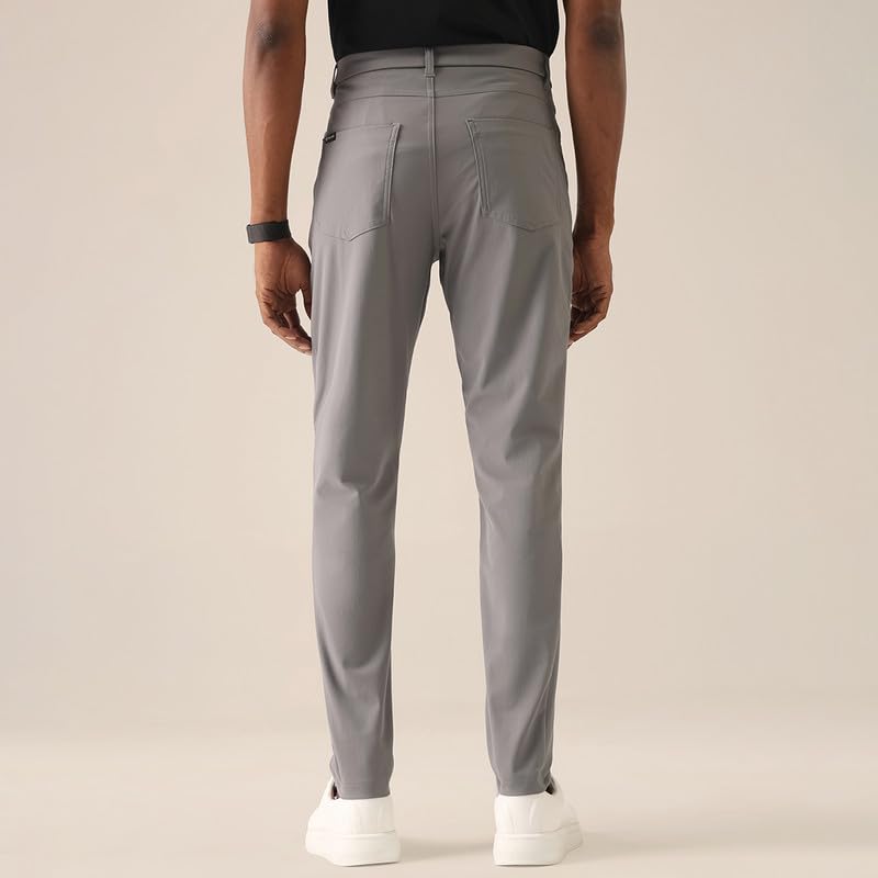 Image of BlissClub The Legendary Pants for Men Casual Office Trousers AeroFlex Stretch Fabric 7 Functional Pockets for Men up to 5'8 inch to 5'10 inch