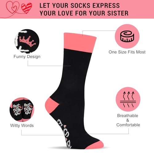 Image of Funny Socks for Women and Teenage Girls, Cute Crazy Unique Novelty Gifts | Gifts for Valentines Birthdays Easter Mothers Day Christmas Stocking Stuffers