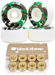 Roda Skate Moska Calibre 60mm + Rolamento Importado Gold