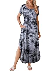 Tie Dye Black Scoop Neck