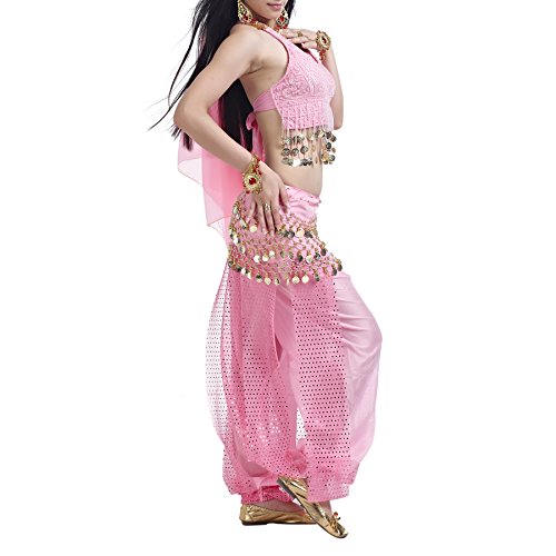 Gold Coins Belly Dance Hip Scarf, Wholesale Dance Belt & Gypsy Bracelet4