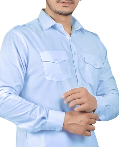 Image of K-ROYALS Full Pathani Suit for Mens /Cotton Blend Pathani kurta payjama set for mens