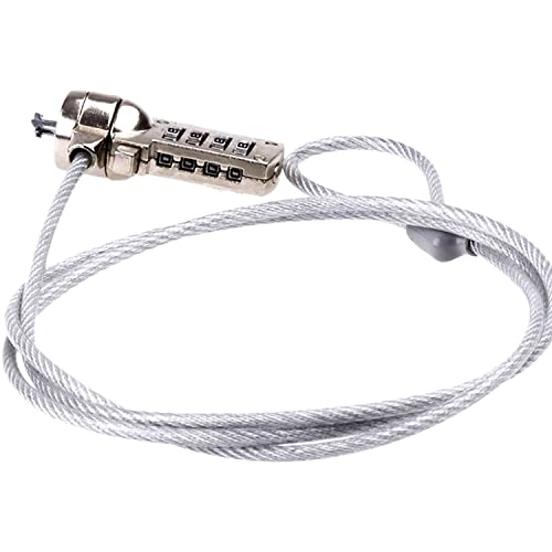 ONOGAL Candado de Seguridad Kensington para portátiles PC y Telefono con Clave de 4 digitos 4613