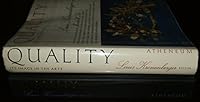 Quality: Its Image in the Arts [First Edition] B00CK10HDW Book Cover