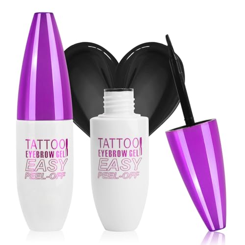 2PCS Tattoo Eyebrow Gel Easy Peel...