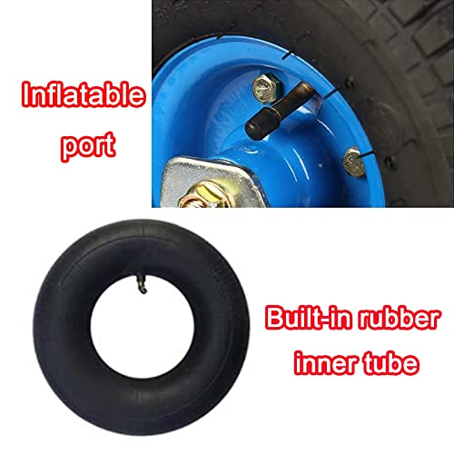 Roulettes pivotantes robustes en caoutchouc renforcé haute performance 770 LB - 7