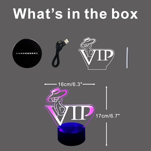 Support de menu lumineux LED effaçable pour réserver les tables VIP de bar - 4