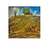 In The Auvergne Poster von Jean-François Millet auf 