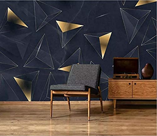 XHXI Triángulo 3D 3D papel Pintado de pared tapiz Decoración dormitorio Fotomural-150cm×105cm Cover