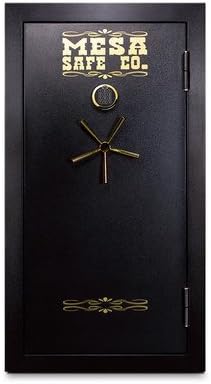 Burglar and Fire Resistant Gun Safe Color: Black, Lock Type: Electronic Lock, Gun Capacity: 26 Rifles