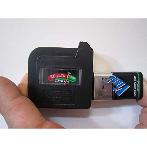 E-outstanding BT-860 Battery Tester Battery Volt Checker Monitor for AA AAA C D 9V 1.5V Button Cell Batteries
