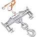 Global Industrial Double Fork Forklift Hook Attachment, Swivel Hook, 10,000 Lb. Cap.