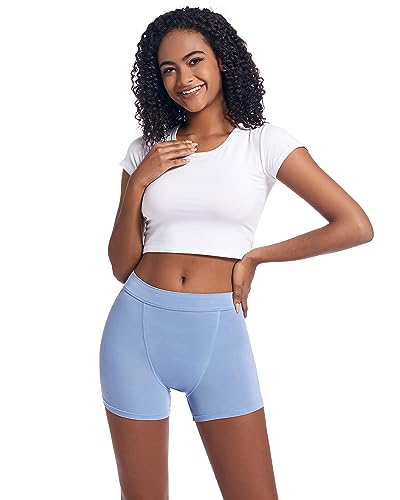 Goat Union 2 Period Underwear Boxer Briefs Boy-shorts Organic Cotton Lining Hi-Waisted & Heavy Flow Rain Washed S