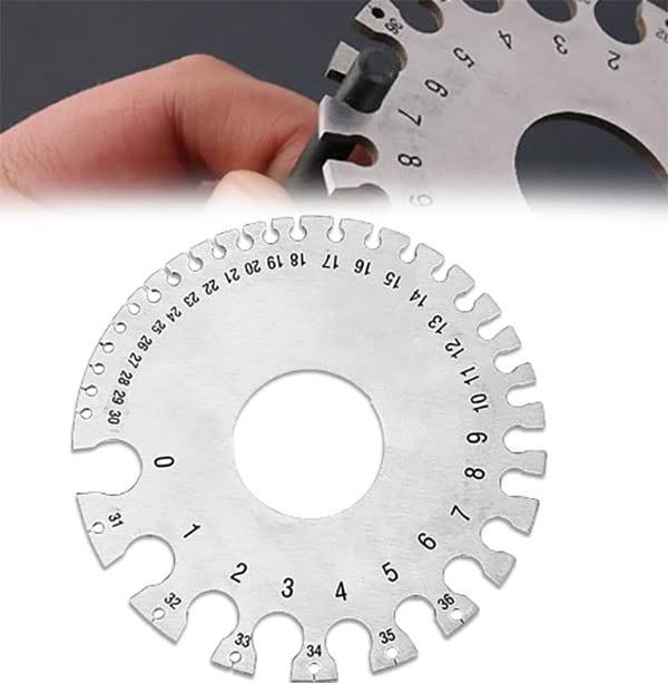 DY TOOLS® Round Cable Sheet Stainless Steel SWG Wire Gage Standard Thickness Metal Gauge-image-41