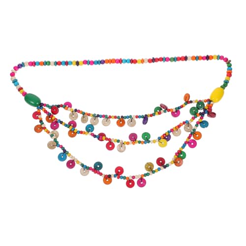 Collier ethnique multirang en bois, une idée cadeau d'anniversaire pour femme