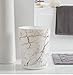 Wastecan, Marble White 5 Gallon