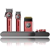 VGR 3 in 1 Professionele Tondeuse Set met Tondeuse, Trimmer, Foliescheerapparaat, Draadloze Haark...