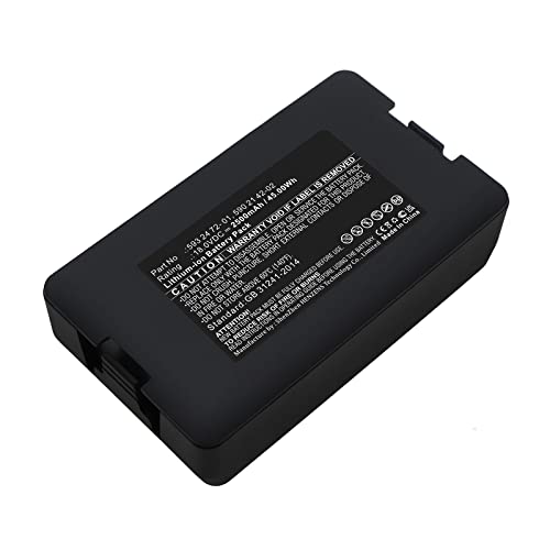 Synergy Digital Lawn Mower Battery, Compatible with Husqvarna 590 21 42-02 Lawn Mower, (Li-ion, 18V, 2500mAh) Ultra High Capacity, Replacement for Husqvarna 584 82 28-01 Battery