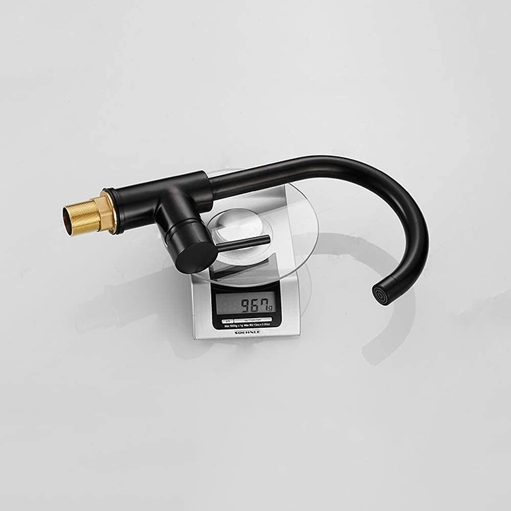 grifo para lavabo, Grifos de lavabo cocina acero inoxidable 304 con curva pequeña