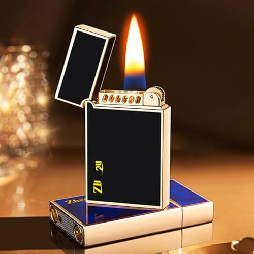 Encendedor Retro de Keroseno con Rueda de Ignición Oro miniatura 4