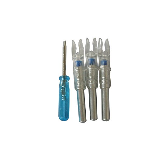 Jiexi Hwyp Automatically Lighted Led Nocks For Inner Diameter 6.3 Mm Compound Bow Arrows Gt Size Pack Of 6 (Blue) #TOP4