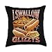 I Love Glizzys Funny Wiener Hot Dog Meme Bootleg Graphic Throw Pillow