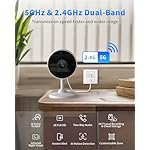 [5G & 2.4G] 2K Indoor Security Cameras for Home Security, AI Voice Change for 2-Way Talk, Motion Detection, Night Vision, 24/7 SD Recording/Cloud Storage, Baby Monitor/Dog/Pet Camera with Phone App - Image 2