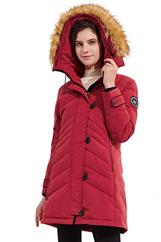 women's slim puffer coat
