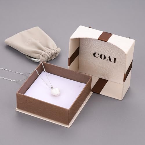 Pendentif cœur en pierre COAI collier artisanal luxe - 6