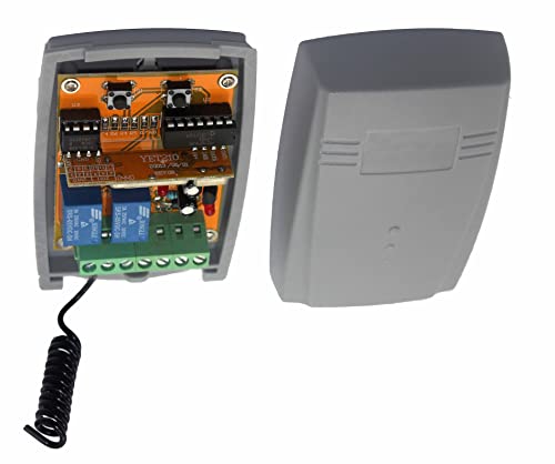 Allmatic Compatible Wireless Receiver 2-Channel Receiver for B.RO WN/B.RO OVER/B.RO Star/WALL / TECH3 / FOR4 Remote Controls 12-24 VAC/DC - Image 3