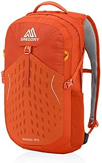 Gregory Mountain Products Men's Nano 20 Everyday Outdoor Backpack,BURNISHED ORANGE