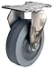 Rigid Plate Caster, TPR, 4 in., 300 lb.