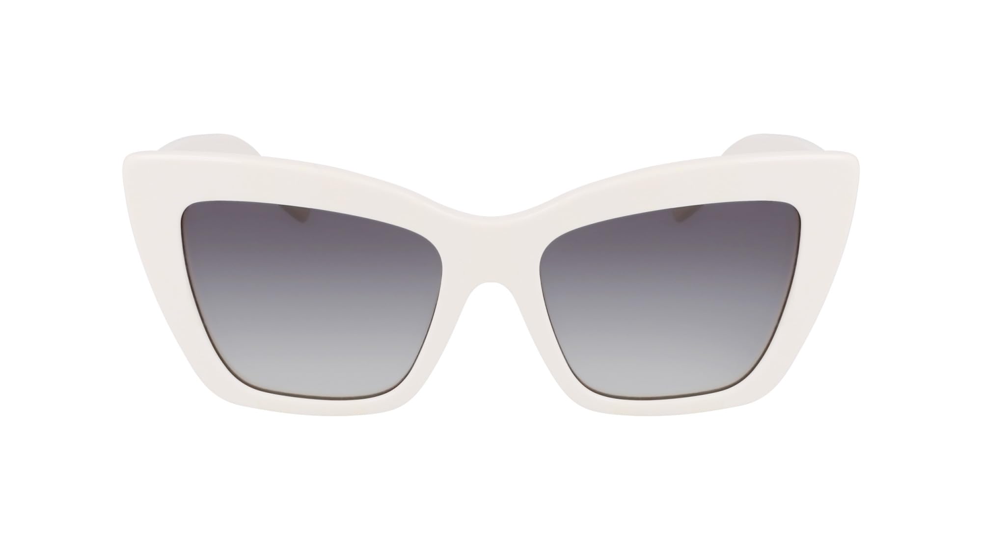 Karl Lagerfeld Women's White Kl6158s 105 Woman Sunglasses Acetate Cat Eye Normal Normal
