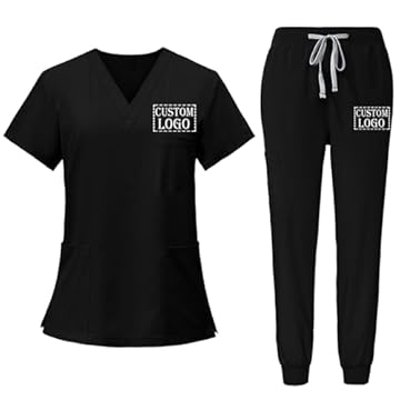 scrubs with name embroidery