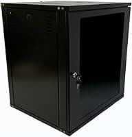 Mini Rack de Parede 12U x 470mm Padrão 19 Polegadas
