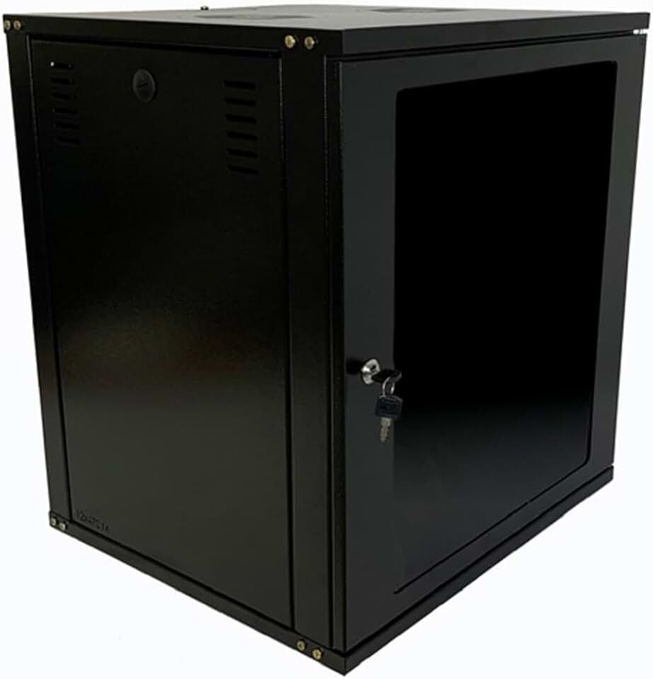 Mini Rack de Parede 12U x 470mm Padrão 19 Polegadas