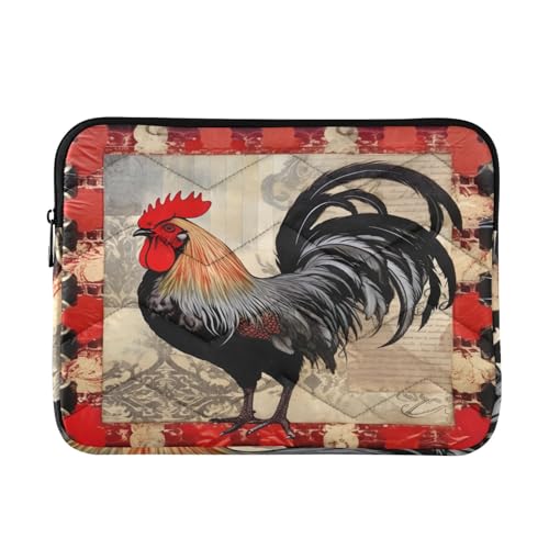 Funda para Portátil 13-14 Pulgadas Negro Rojo