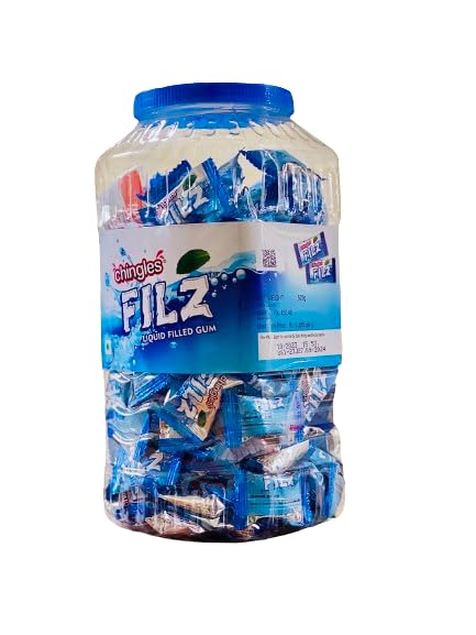 ds group Chingles FILZ Liquid Filled Gum MINT Bubblegum Candy