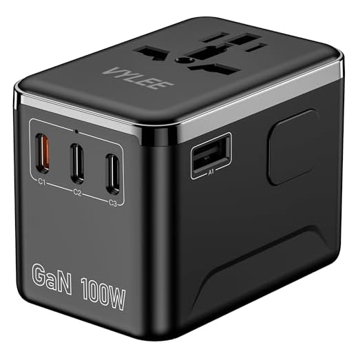 VYLEE GaN 100W Travel Adapter