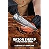 Dalstrong Chef Knife - 8 inch Blade - Shogun Series ELITE - Damascus - Japanese AUS-10V Super Steel - G10 Black Handle - Razor Sharp - Professional Full Tang Chef's Knife - Sheath
