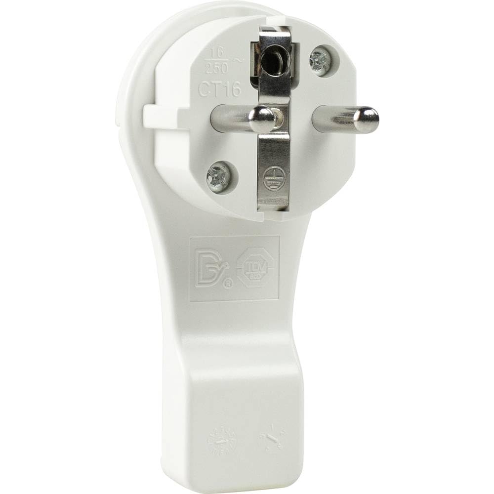 as - Schwabe Flat plug, protective contact plug with double protective contact, cable connection up to max. 1.5 mm², extremely flat - easy to remove thanks to the wire rope - 230 mm-image-24