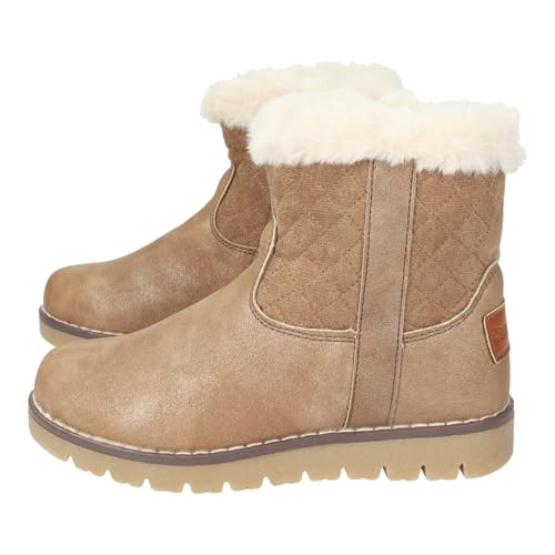 Bottes pour fille anti-glissade faciles à enfiler avec fermeture éclair