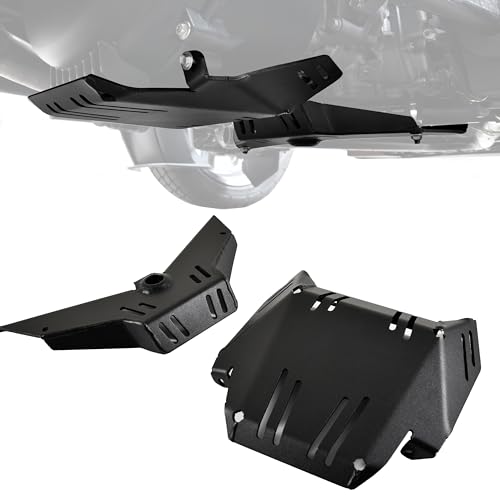 SLORIMOD Aluminum Lower Skid Plate Kit for Can-Am Ryker, Lower Radiator Protector Plate Splash Guard for Can-Am Ryker 600 900 Sport & Ryker Rally Edition All Models Accessories, Replace #219401251