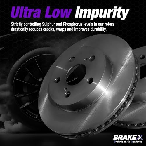 Brake X Front Brake Pads and Rotors Kit replacement for 2011-2018 MITSUBISHI RVR | NYX OE+ Rotors and Alpha Ceramic Brake Pads - 4