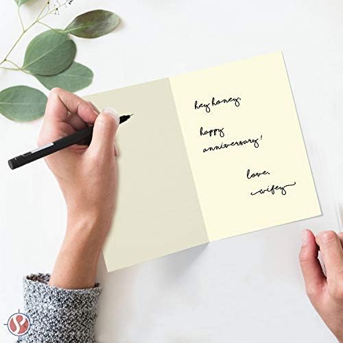 Blank Cream / Off-White / Natural Pre-Scored Cardstock - Perfect for Business, Invitations, Bridal Shower, Birthday, Invitation Letter, Weddings and All Occasion – 5.5 x 8.5 When Folded | Pack of 50